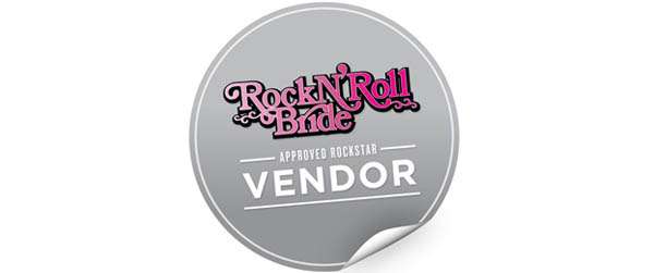 vendor badge rock n roll bride