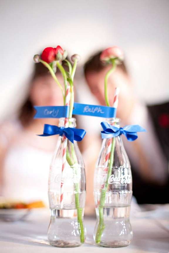 red & white 50s wedding 26