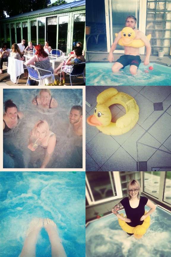 photography farm in the pool