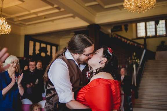Vintage Vegan Tattoo Welsh Wedding - Toast of Leeds Wedding Photography-57