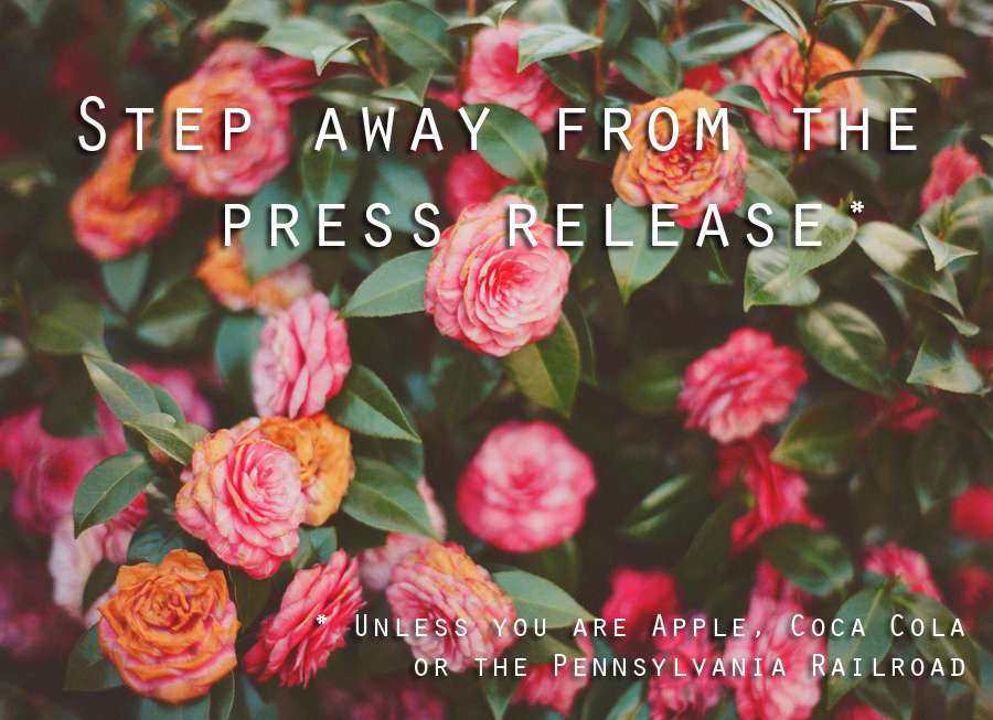 step away from the press release1