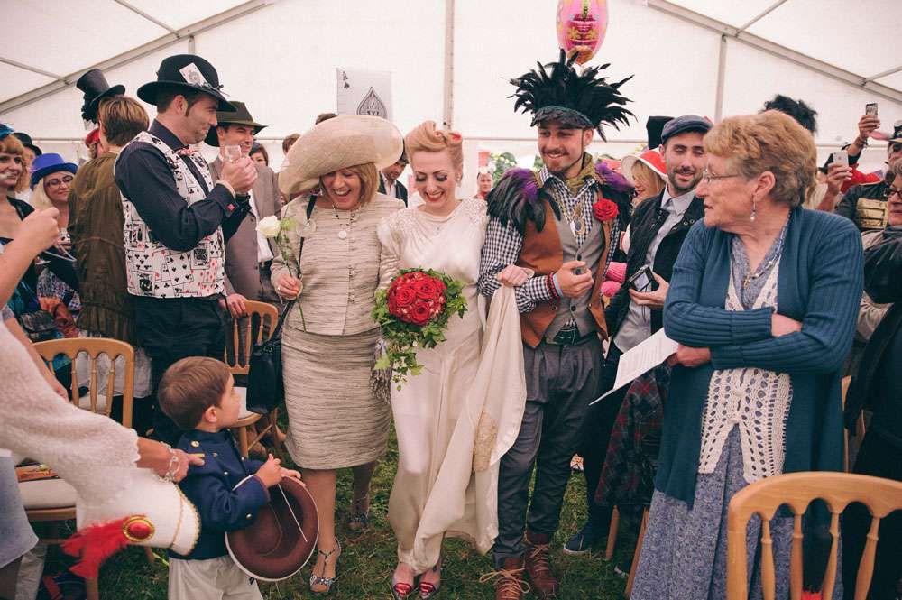 Alice in Wonderland Festival Field Wedding Sussex Alternative Brighton Wedding Photographer-270