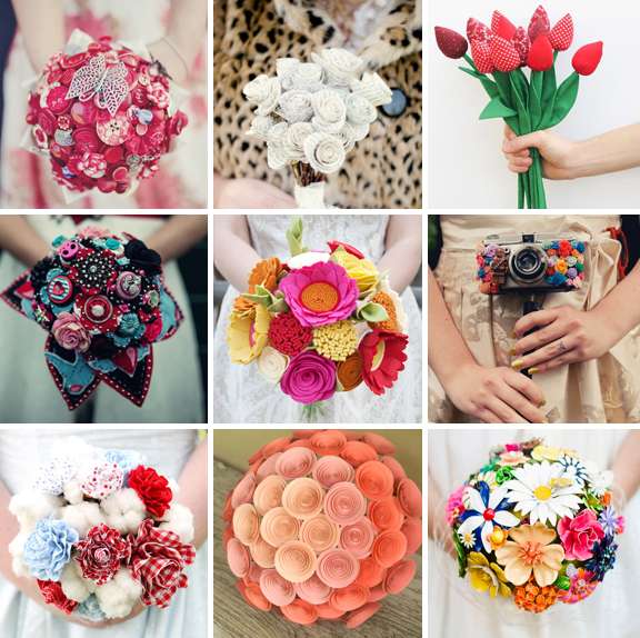 alternative bridal bouquets
