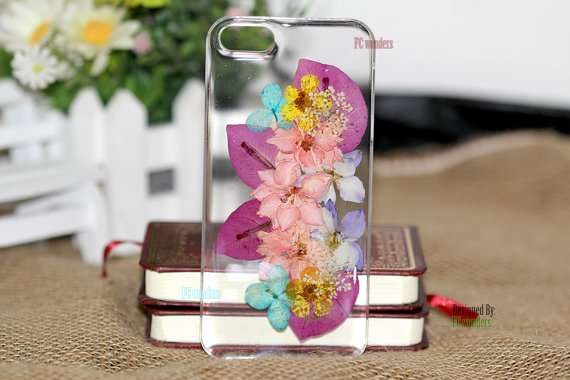 real flower phone cases