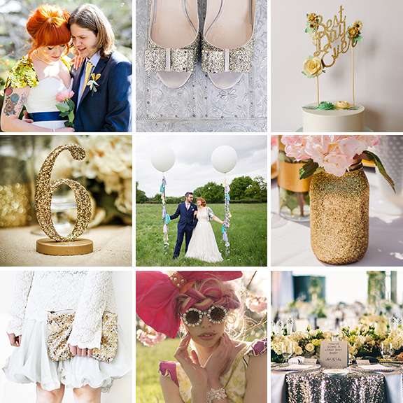 20 ways to include sparkle in your wedding