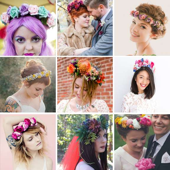 best flower crowns for brides1