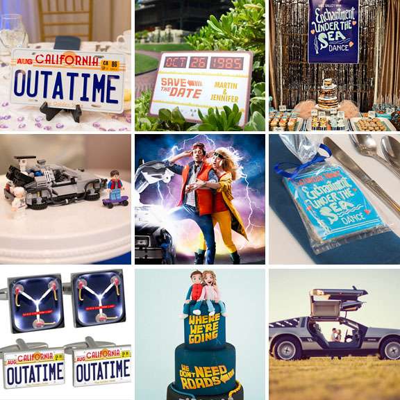 15 ideas for a back to the future themed wedding