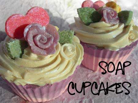 soap cupcakes
