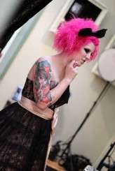 tattoo times rock n roll bride fur coat no knickers al overdrive 076