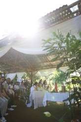 A sunny morning wedding