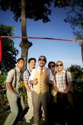 The groom and 4 of his best man