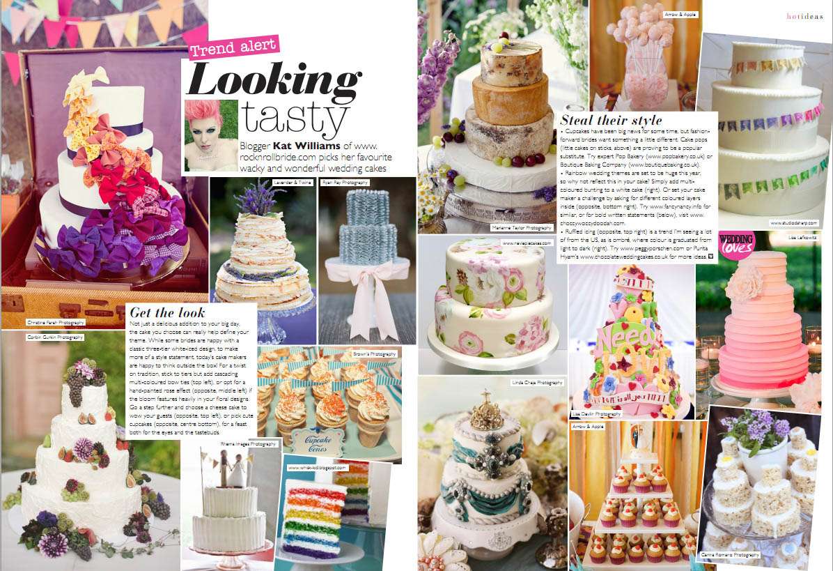 wedding mag oct nov cakes