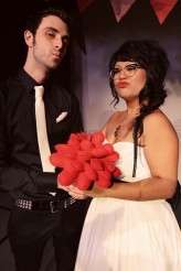 black white red wedding12