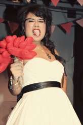black white red wedding13
