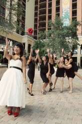 black white red wedding17