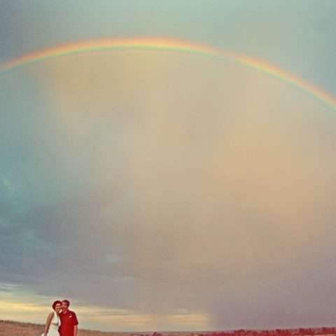 rainbow rockabilly wedding38