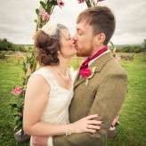 country vintage glastonbury festival wedding14