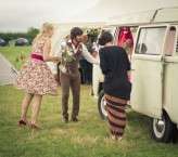 country vintage glastonbury festival wedding4a