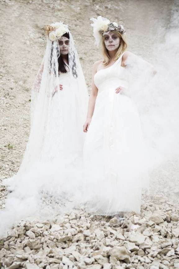 A Day of the Dead Shoot for Madeleine Bride · Rock n Roll Bride