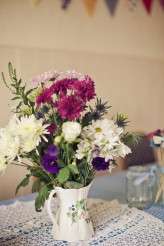 Vivien of Holloway Wedding Dress Village Hall Wedding Cowboy Boots Nicki Feltham Photography (204a)