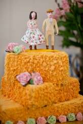 Vivien of Holloway Wedding Dress Village Hall Wedding Cowboy Boots Nicki Feltham Photography (224a)