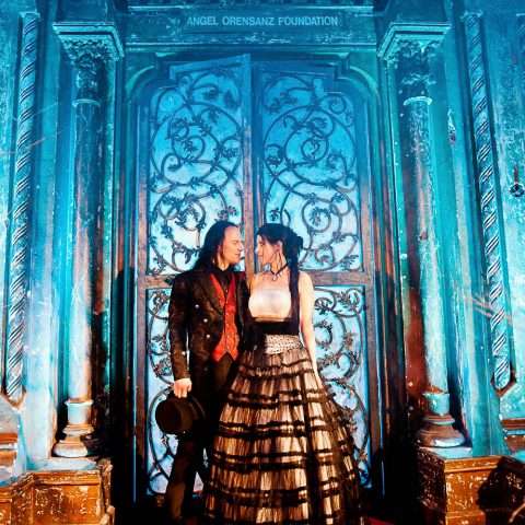 dramatic gothic wedding0005h