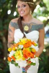 tropical themed wedding flutter glass photography11