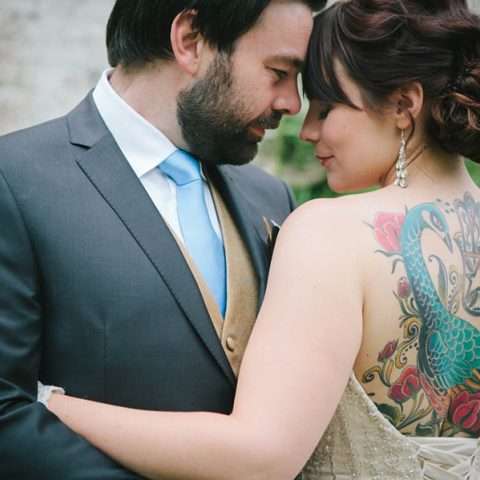 Tattoo bride Nonsuch Mansion McKinley-Rodgers Wedding_078