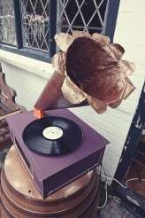 Festival themed wedding at Ridge Farm, Sussex. Photo by Emma Lucy Photography.