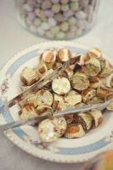 Festival themed wedding at Ridge Farm, Sussex. Photo by Emma Lucy Photography.