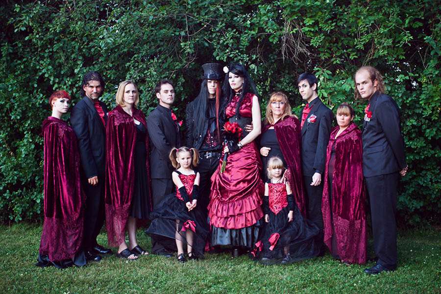 Image result for goth wedding