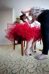 red & white 50s wedding 1