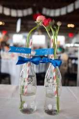 red & white 50s wedding 14