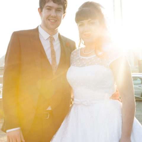 red & white 50s wedding 25a