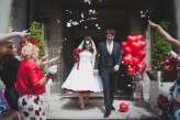 red & white 50s wedding 6