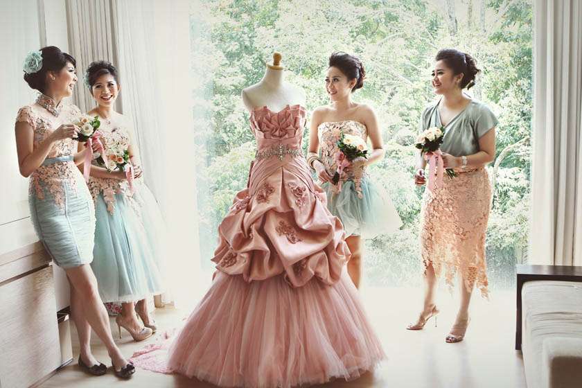 indonesian bridesmaid dresses