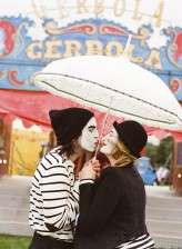 Mimes at the Circus Engagement Shoot by Brosnan Photographic (4)