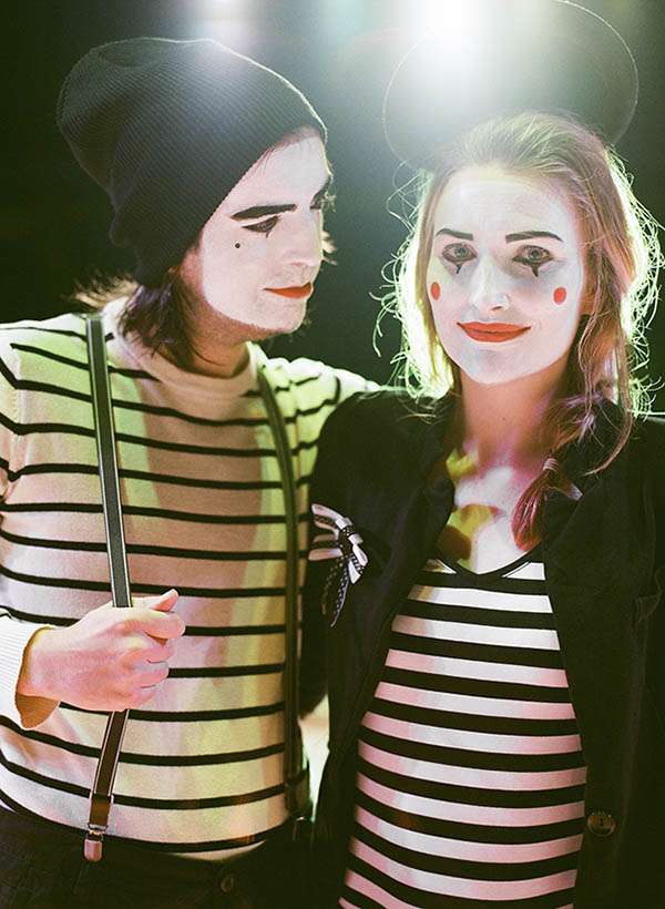 Mimes at the Circus: Neill & Niamh · Rock n Roll Bride