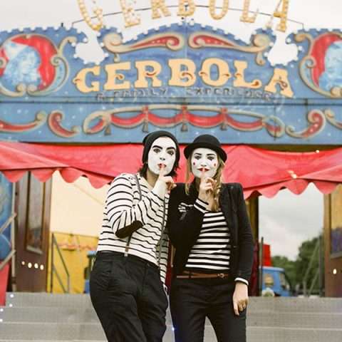 Mimes at the Circus Engagement Shoot by Brosnan Photographic