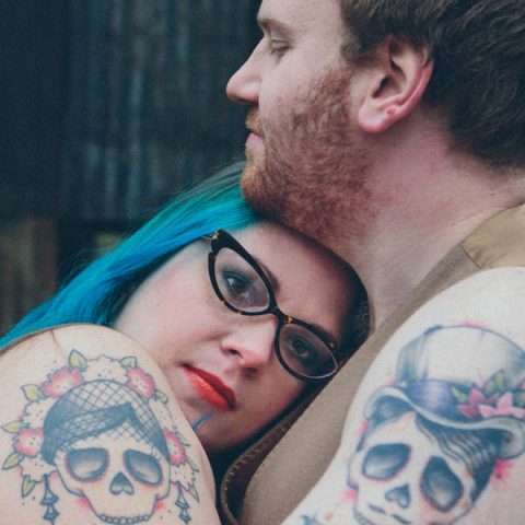 blue hair tattooed anniversary shoot55