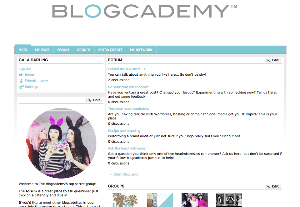 blogcademy forum