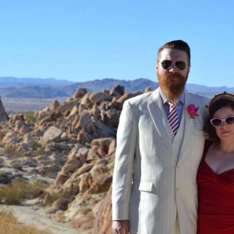 Ceri and PC Desert Wedding 44