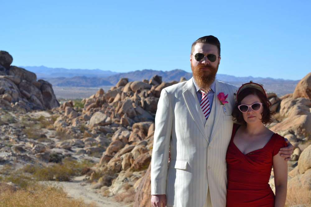 Ceri and PC Desert Wedding 44