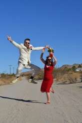 Ceri and PC Desert Wedding 59