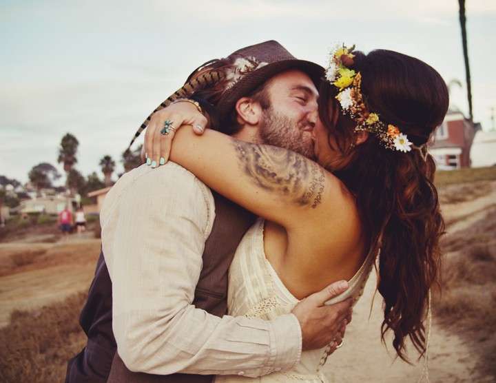 boho beach wedding