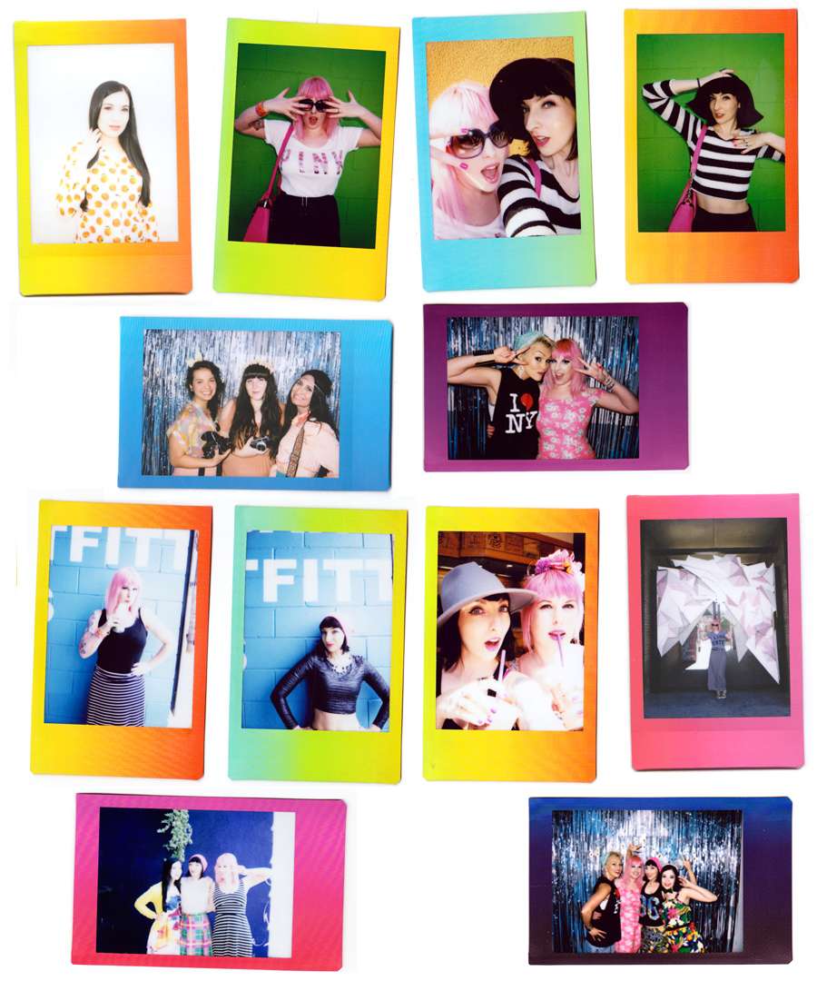 film fun blogcademy rainbow instax