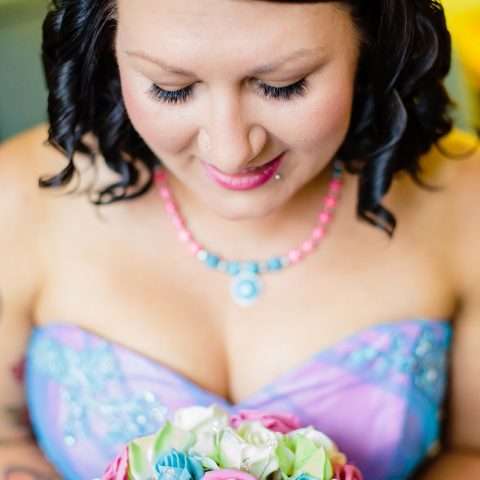 Rock and Roll Bride Candy Coloured tattooed rocker bride Tux and Tales Photography_3904