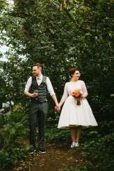 Abby & Liam Village Hall Colourful Wedding – Miki Photography-167