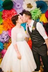 Abby & Liam Village Hall Colourful Wedding – Miki Photography-47