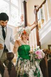 lara & gav’s cute and quirky back garden wedding.